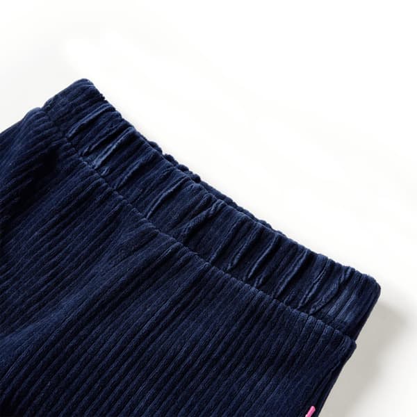 Barnmanchesterbyxor, marinblå, 92