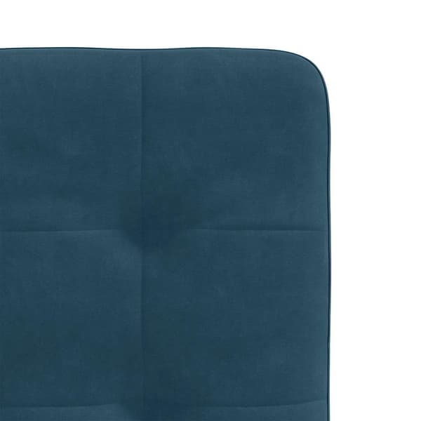 vidaXL Ruokatuolit, 2 kpl, sininen sametti