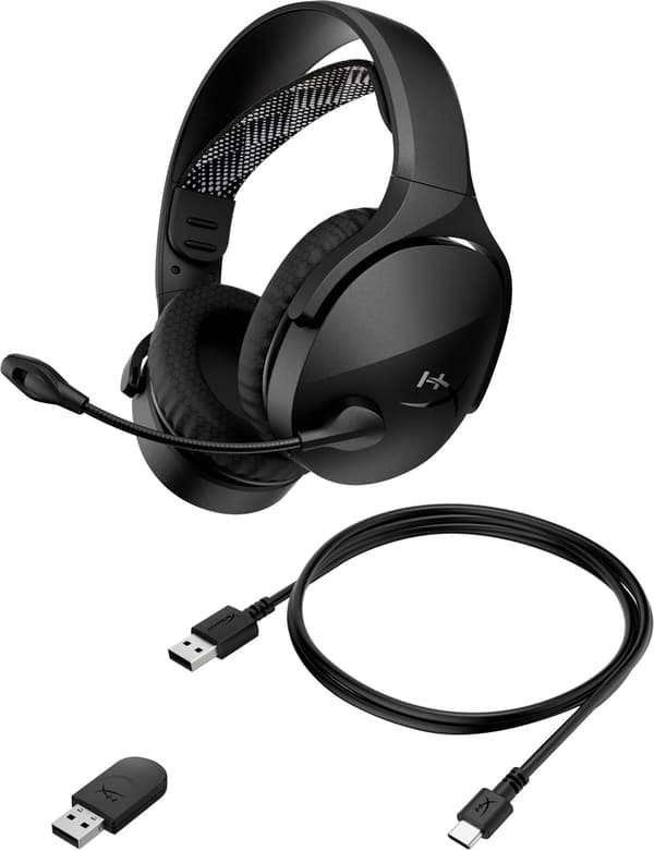 HyperX Cloud Jet langattomat mustat kuulokkeet (AJ0T1AA)