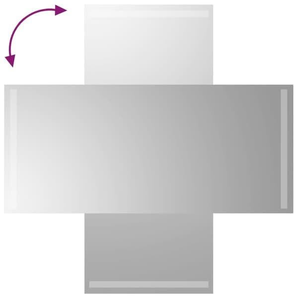 vidaXL Badrumsspegel med LED, 40x90 cm