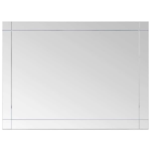 vidaXL Väggspegel, 60 x 50 cm, Glas