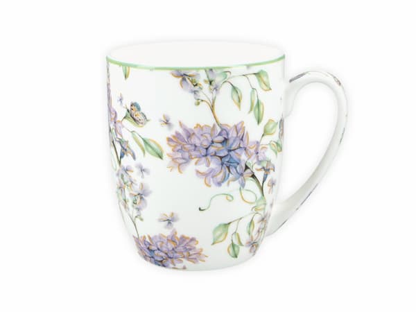 Carmani, 380ml porslinsmugg t. Camio - blommig berättelse