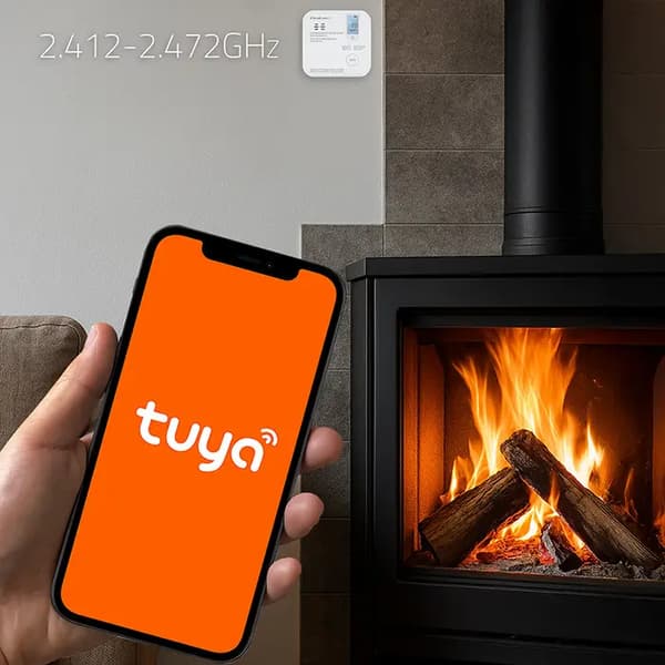 Qoltec trådlös kolmonoxidsensor 85dB Wi-Fi TUYA