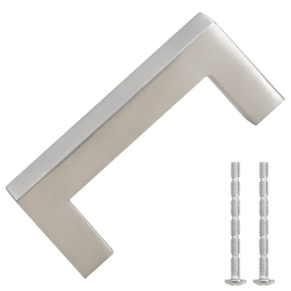 vidaXL skabsgreb 10 stk. sølv 64 mm rustfrit stål