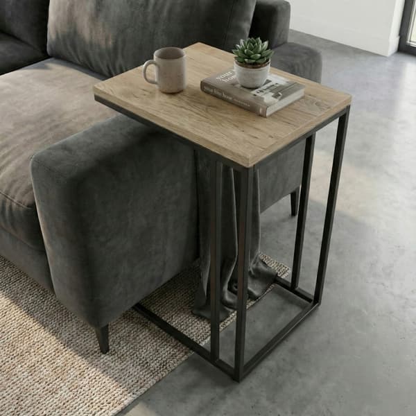 Sidebord sort Cremona Reims 40x25x60cm