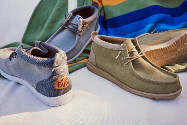 HEYDUDE WALLY MID CANVAS 40701 |41| GRÅ