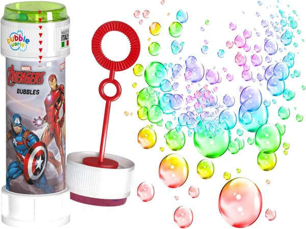 Marvel Avengers såpbubblor Iron Man Hulk Thor 60ml SPEL FÖR BARN