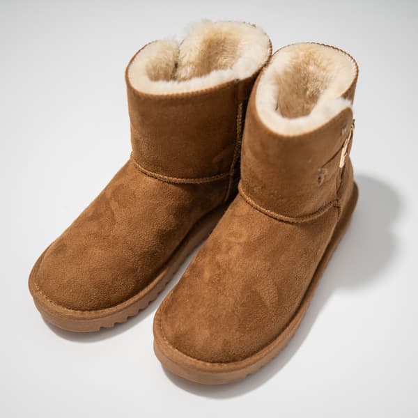 Dam Wrangler Elsa Platform MID vinterstøvler med pels sort størrelse 37