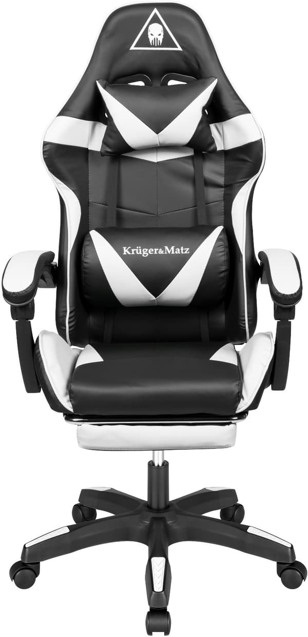 Kruger & Matz GX-150 Sort/Hvid Gamingstol