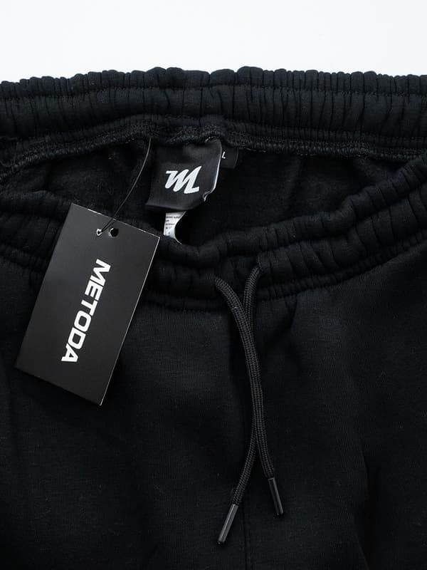 Herre Baggy Joggingbukser Sort Method Sport Vertical L