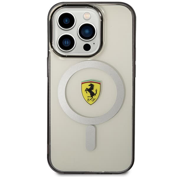 Ferrari Outline Magsafe-etui til iPhone 14 Pro Max, klart