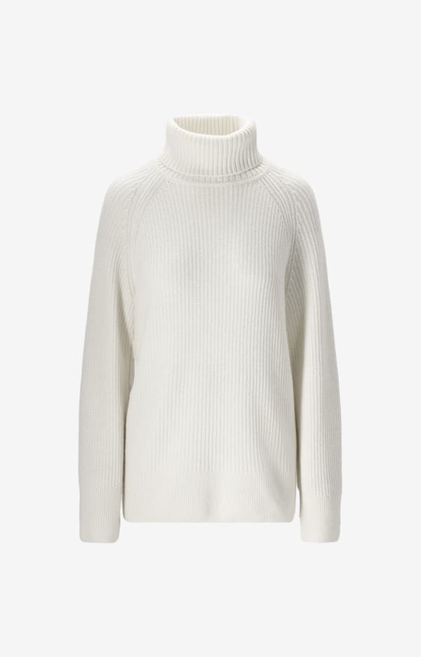 Løs pasform med rullekrave M