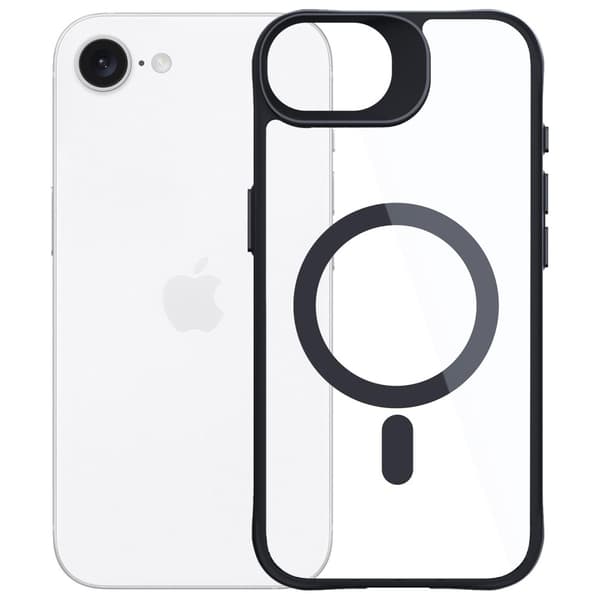 3mk Satin Armor-cover MagSafe til iPhone 16E, sort