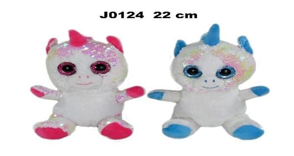 Enhjørning 22cm MIX