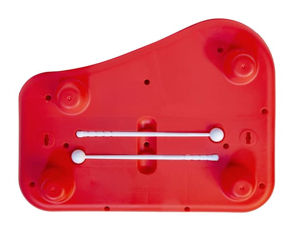 Pedagogisk orgel, röda cymbaler