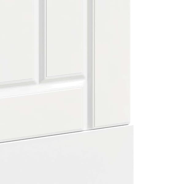 vidaXL Diskmaskinspanel Lucca vit träbaserad material