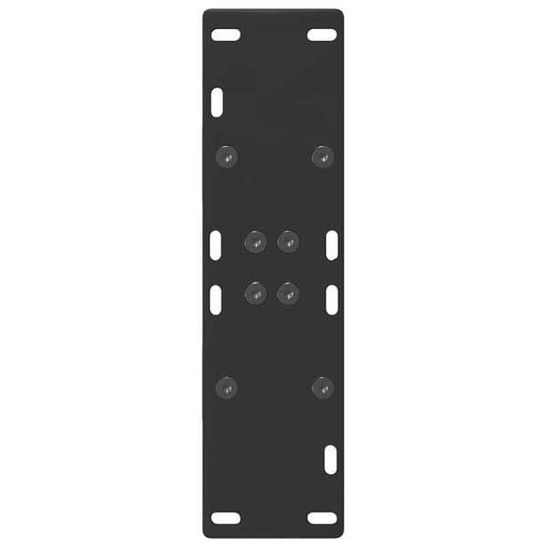 vidaXL sofabordsben, 2 stk., sort, 60x(72-73) cm, stål