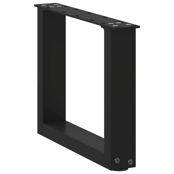 vidaXL sofabordsben, 2 stk., sort, 40x(30-31) cm, stål
