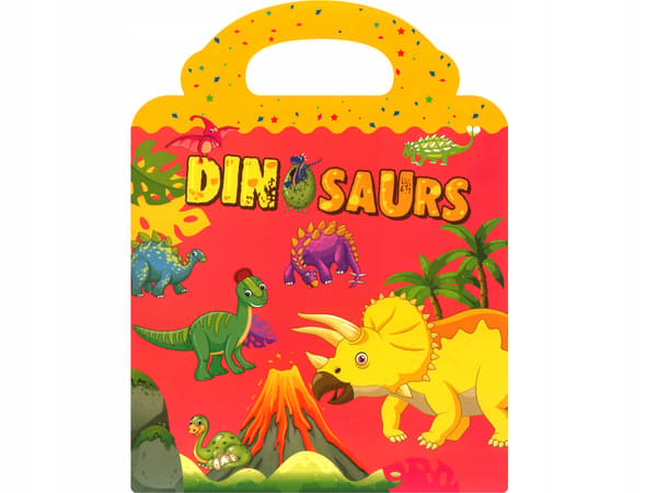 Vihko, jossa on 31 tarraa Dinosaurukset Eläimet Dino-tarrat