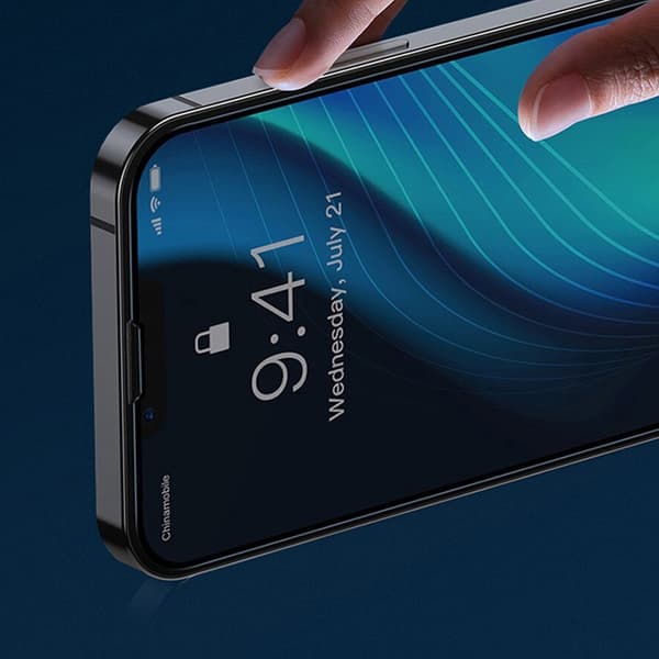 3D-härdat glas för iPhone 14 Plus, svart