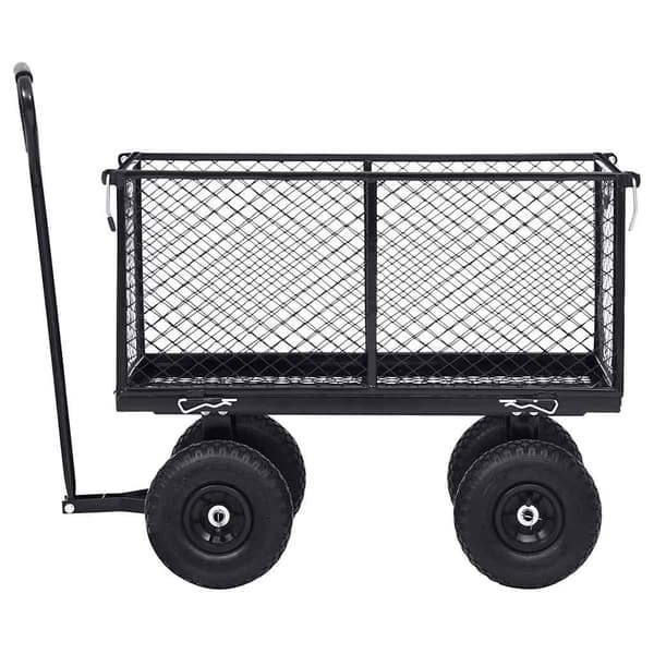 vidaXL havevogn sort 350 kg