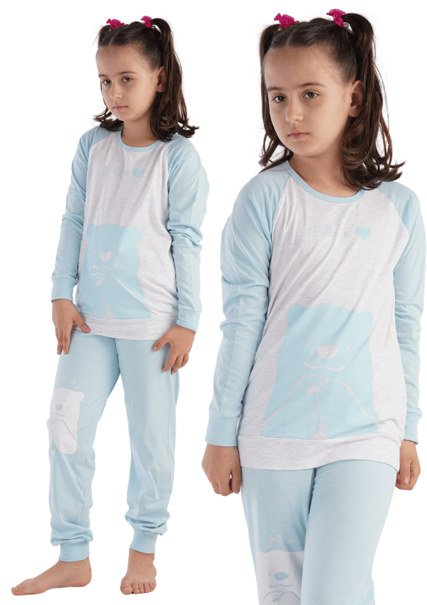 Flickpyjamas i bomull Vienetta 158 13/14