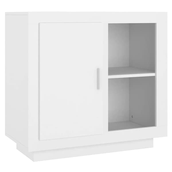 vidaXL skab, hvid, 80x40x75 cm