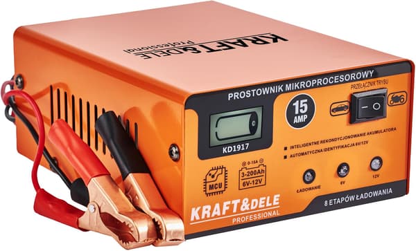 Mikroprocessorlikriktare 15A 6/12V KD1917