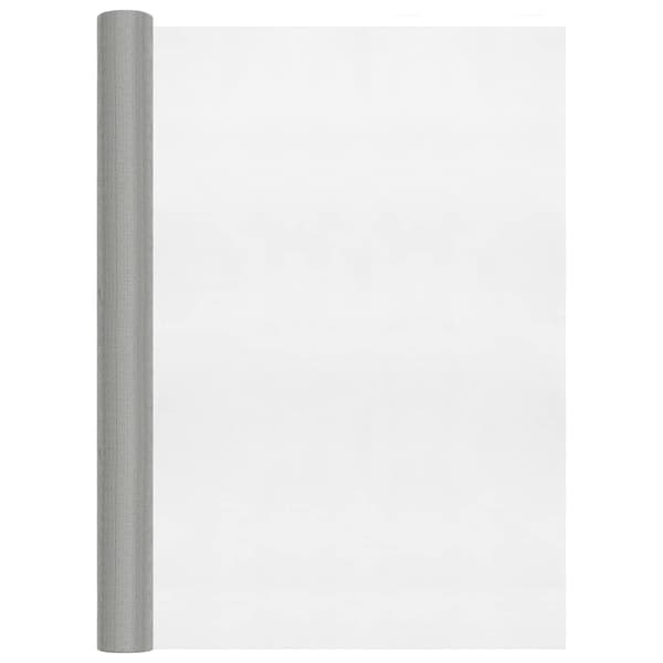 vidaXL rustfrit stålnet 112 x 500 cm sølv