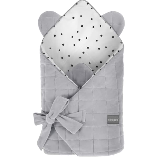 Royal Baby Swaddle Wrap -kangaspussi harmaa
