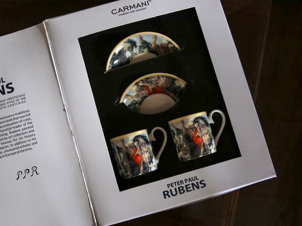 Set med 2 espressokoppar - PP Rubens (CARMANI)