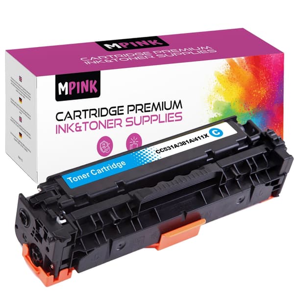 Toner til HP CC531A/CE411X/CF381X Cyan GP