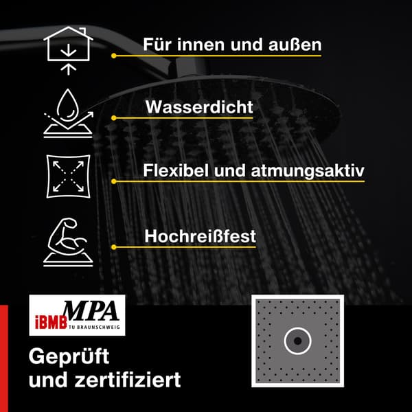 IsolBau P3 Perforerad Tätningsmanschett Grå Manschette