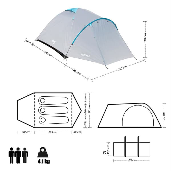 NC6013 ROCKER NILS CAMP campingtelt