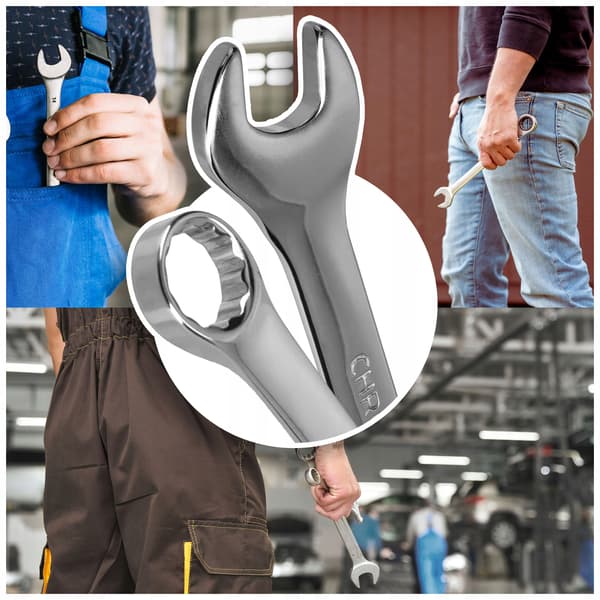 14 mm ÅBEN CR-V KOMBINATIONSNØGLE STÆRK SOLID STANDARD