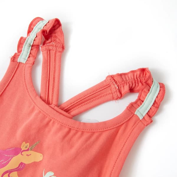 Børne tanktop, koral, 116