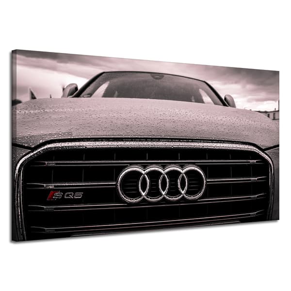 Canvastavla Barn Audi Bil 120x70