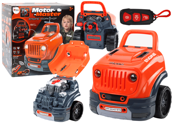 Værkstedsmontering af bilmotor DIY-sæt Orange