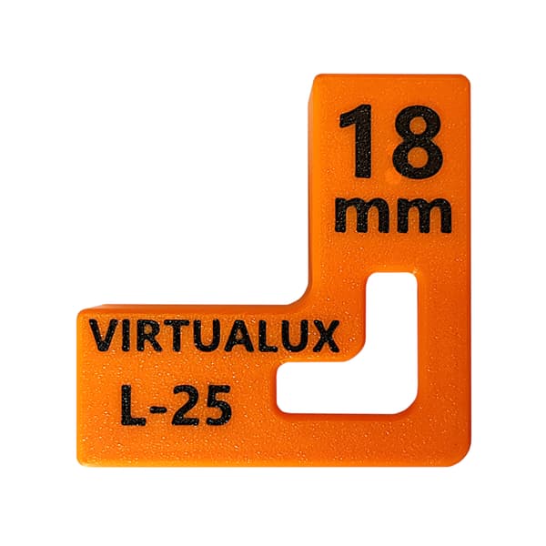 Tømrerskaft L-25 til 18 mm brædder