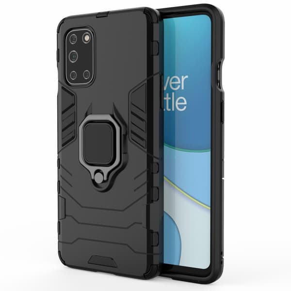 OnePlus 8T -kotelo, jalustarengas, musta