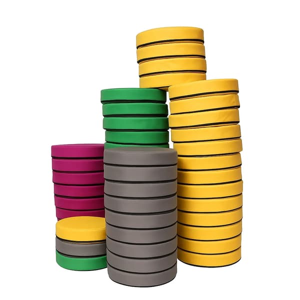 Runde puder til børnehaveklassen Runde puder til børnehaveklassen<span> - </span>Fuchsia, 30 cm