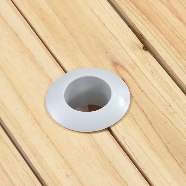 vidaXL foldbart campingbord med 4 sæder, stål, aluminium