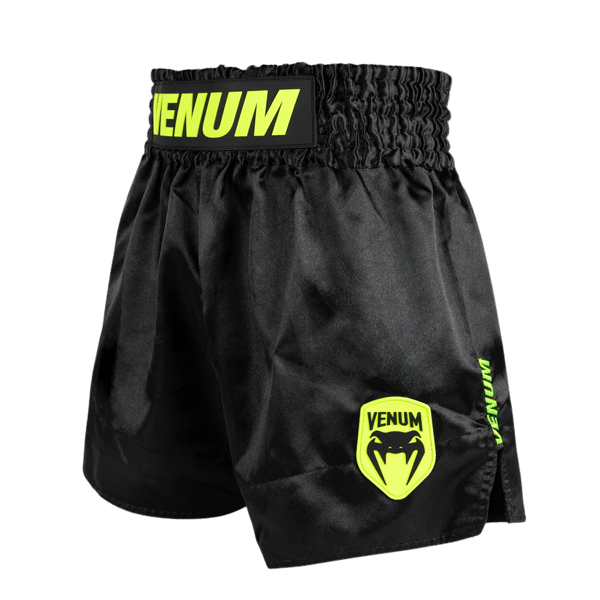Venum Muay Thai Classic Evo Shorts Sort/Neon M