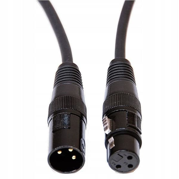 CABLE4ME kabel DMX 3-pin 1m til lys