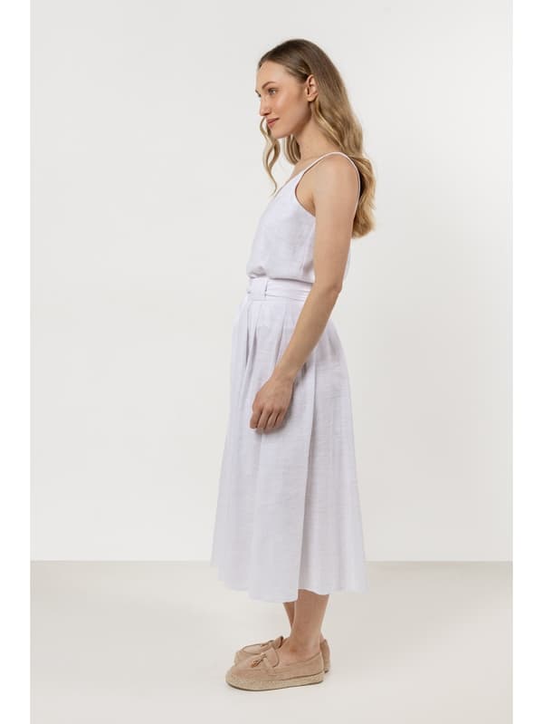 Bomulds tanktop - hvid S