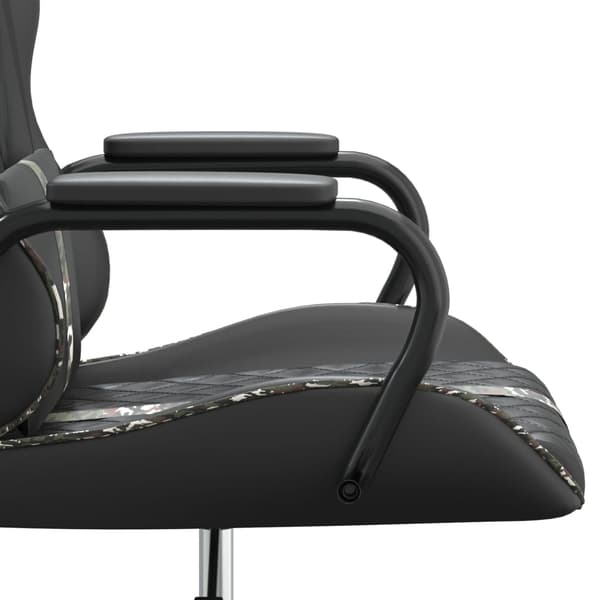 vidaXL gamingstol, sort og camouflage, kunstlæder
