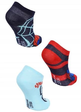 Spider-Man fodstrømper til drenge 3-pak 31/34