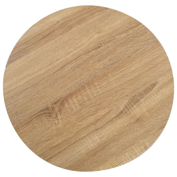 vidaXL Bistrobord ljusbrunt 80 cm MDF