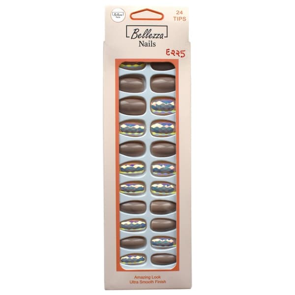 3D HOLO KUNSTIGE NEGLESPIDSER - 24 stk. - E225