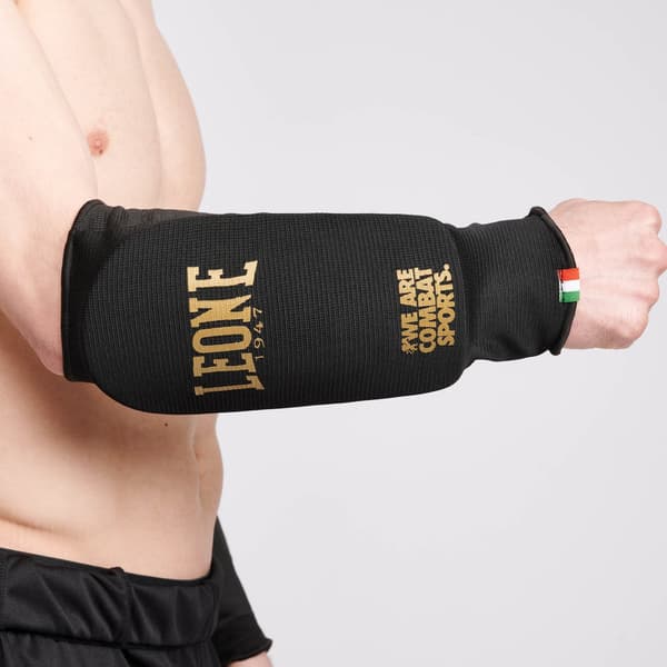 LEONE1947 Underarmsbeskyttere Sort/Guld S/M
